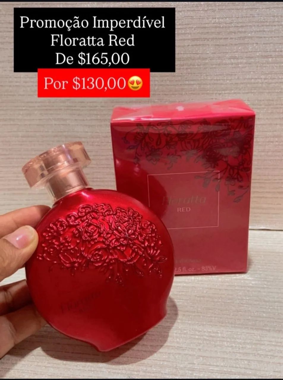 Perfume o Boticário Floratta red