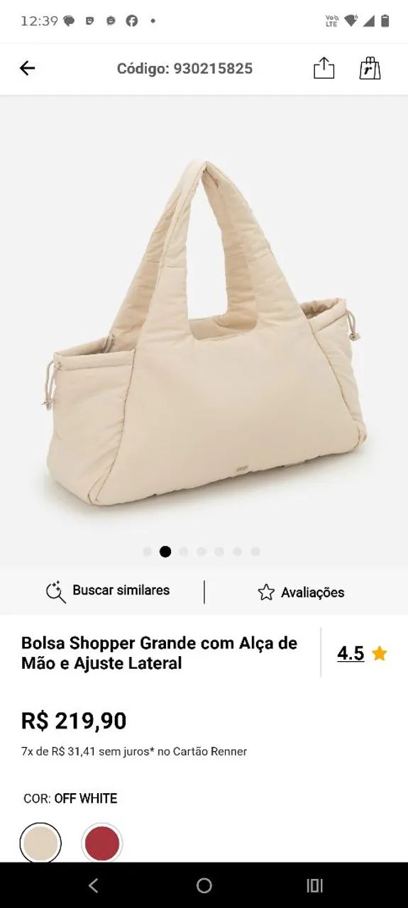 Bolsa nova Riachuelo  - Foto 5