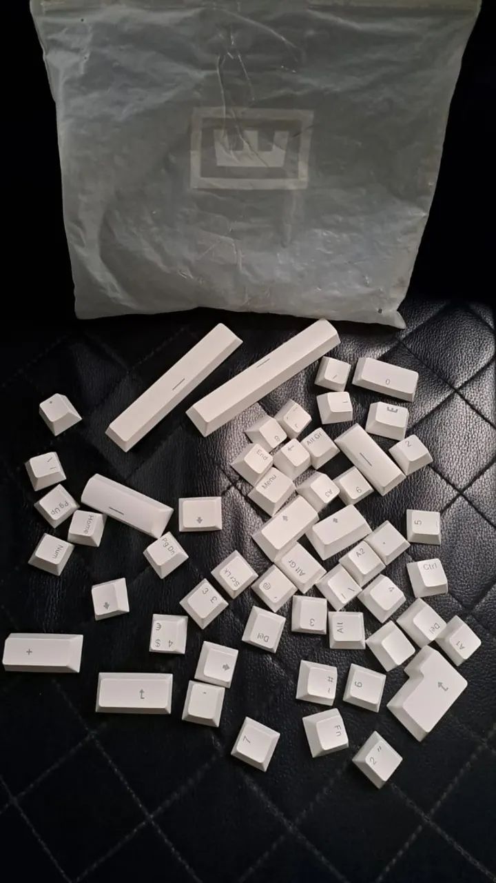 Teclas Extras Wooting PBT Branca 