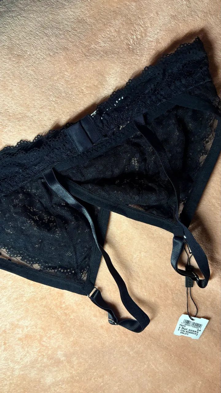 Conjunto lingerie preto  - Foto 3