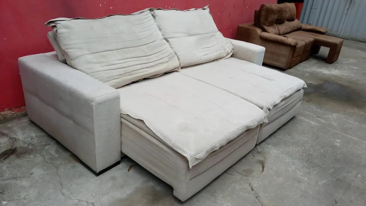 Sofá retrátil grande , entrega grátis  - Foto 2