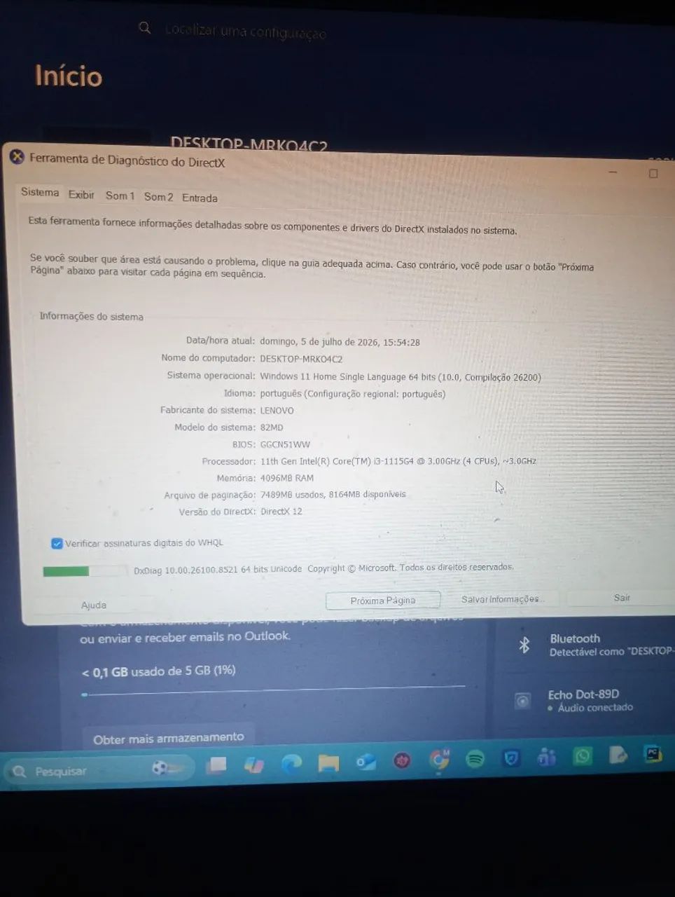 Notebook Lenovo/Touchpad com defeito 
