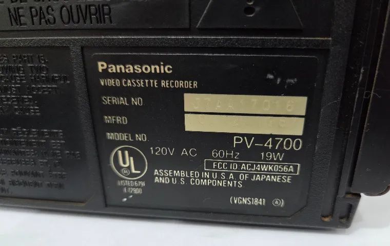 VIDEOCASSETE PANASONIC  - Foto 3