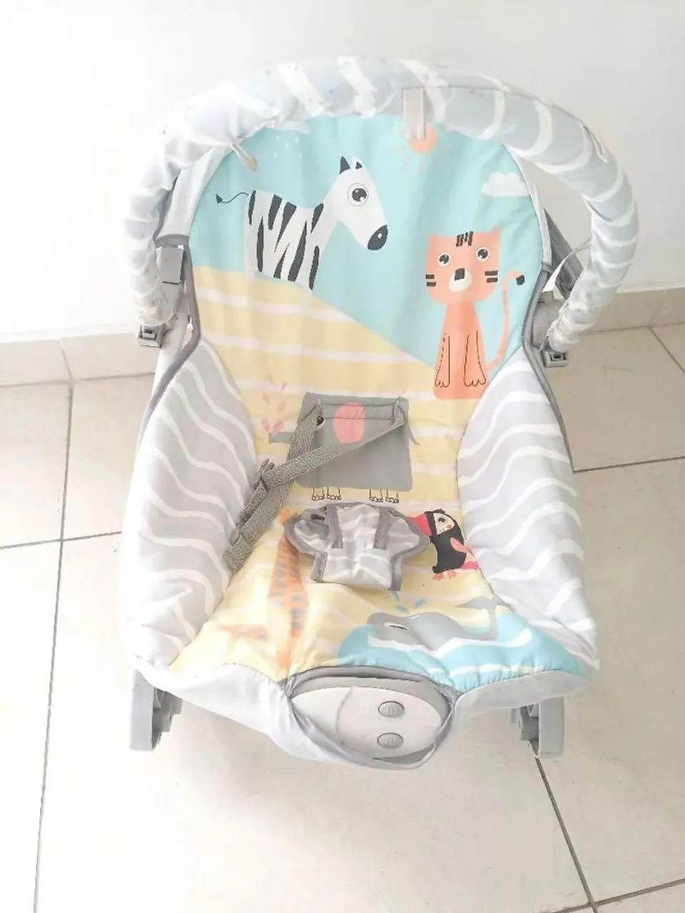 Cadeirinha bebê balanço musical - Dican - Foto 3