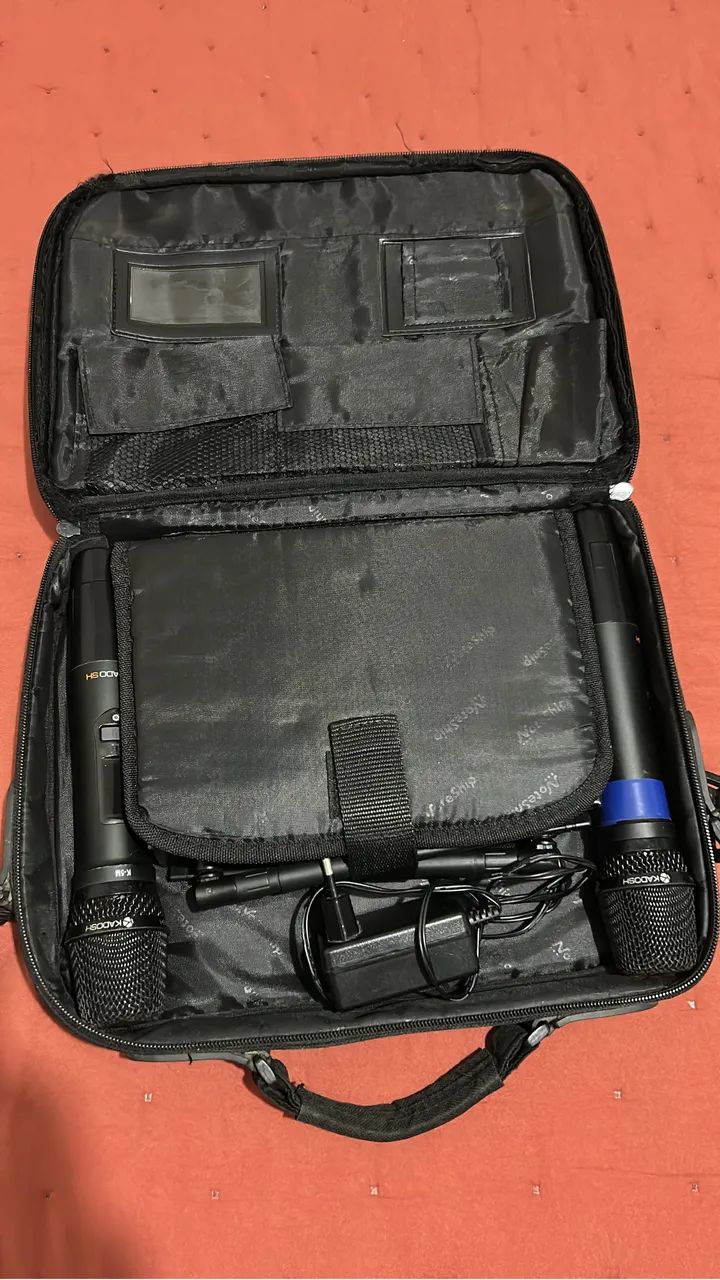 Microfone Sem Fio Duplo Kadosh - Foto 3