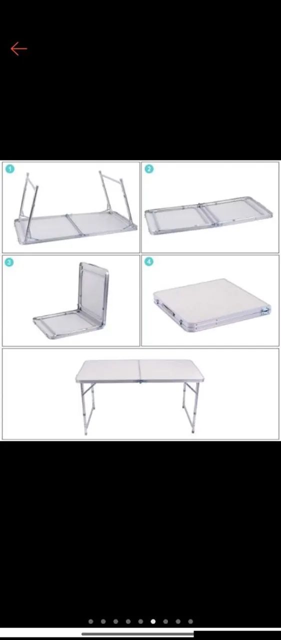 Mesa dobrável  - Foto 3