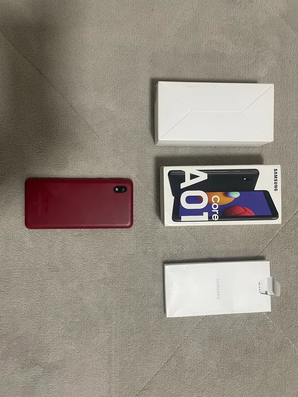  Samsung Galaxy A01 Core Vermelho - Com Caixa e Acessórios - Perfeito Estado R$230  - Foto 2