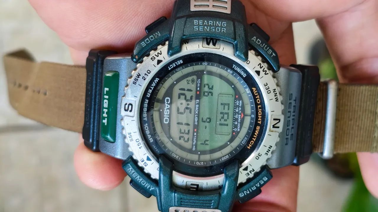Relógio Casio protrek prt40 ano 1989