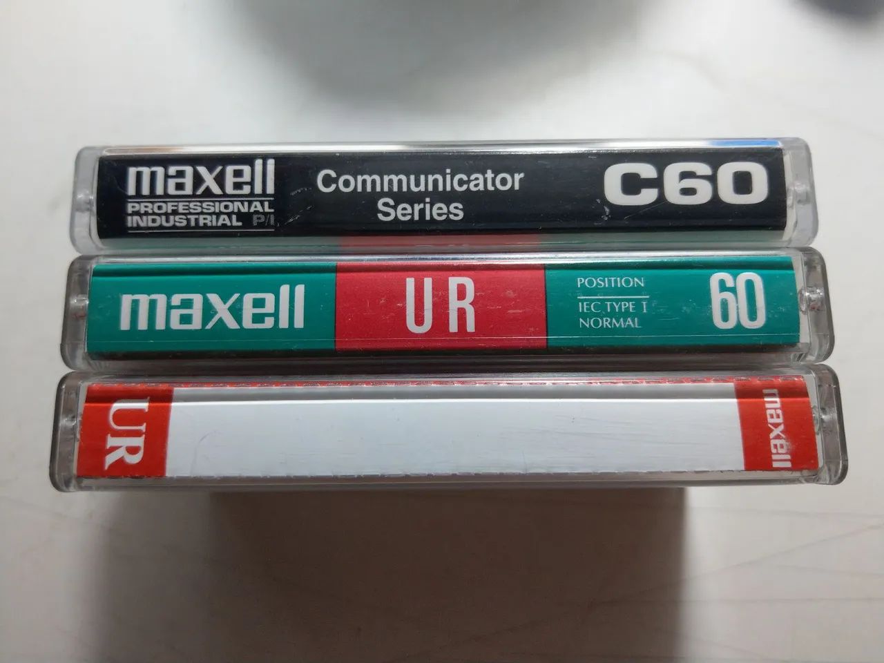 Fitas cassete Maxell (Communicator, UR 1988, UR 2000)