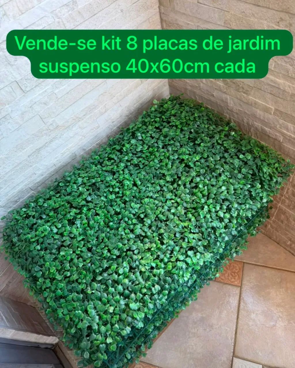 Placas de grama sintética 