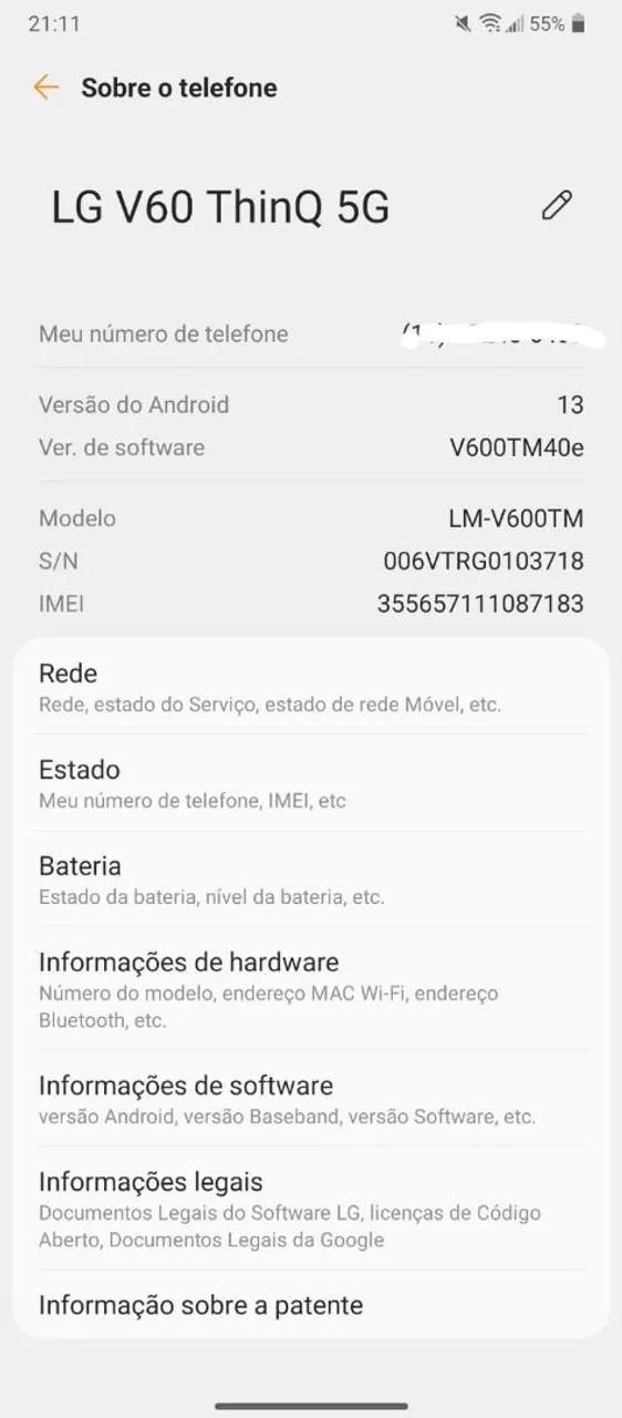 Celular LG V60 5G  - Foto 5