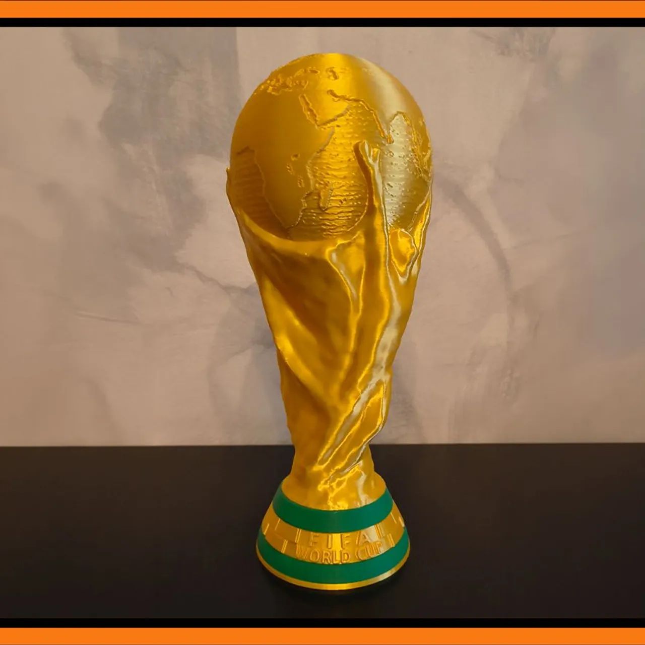 Taça Copa do Mundo 27cm - Impressão 3D 
