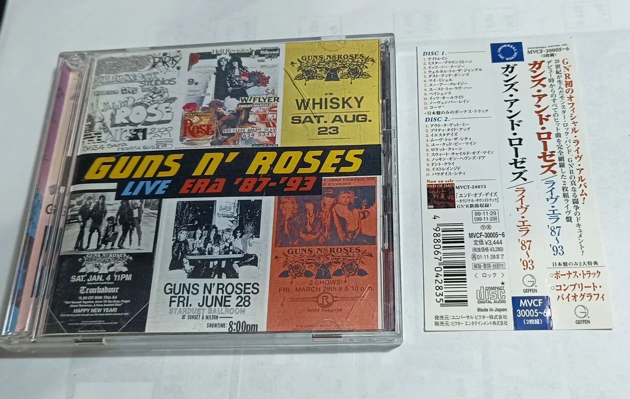 Guns N' Roses - Live Era Japan OBI