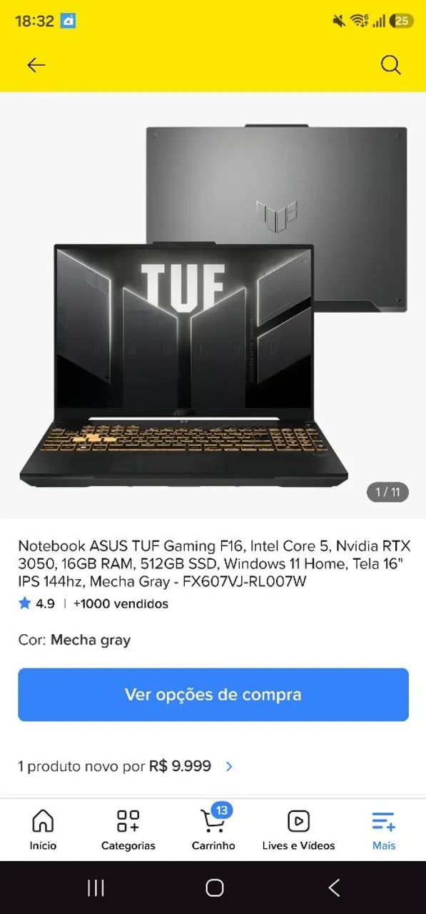 Notebook Asus