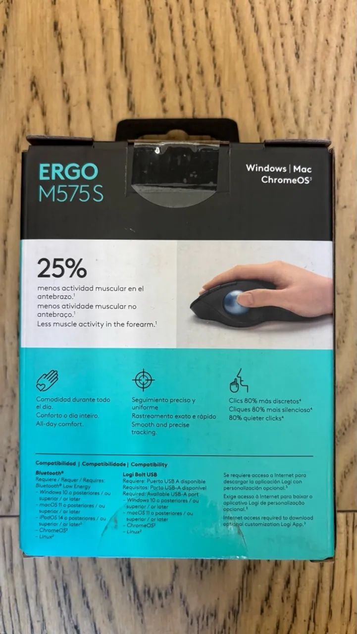Mouse Logitech Ergo M585S - Foto 2