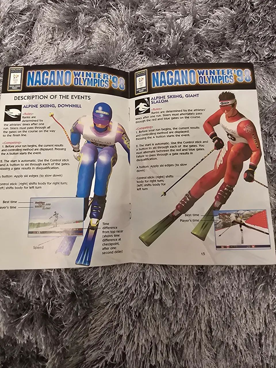 Nagano Winter Olympics 98 - Nintendo 64 com manual - Foto 5