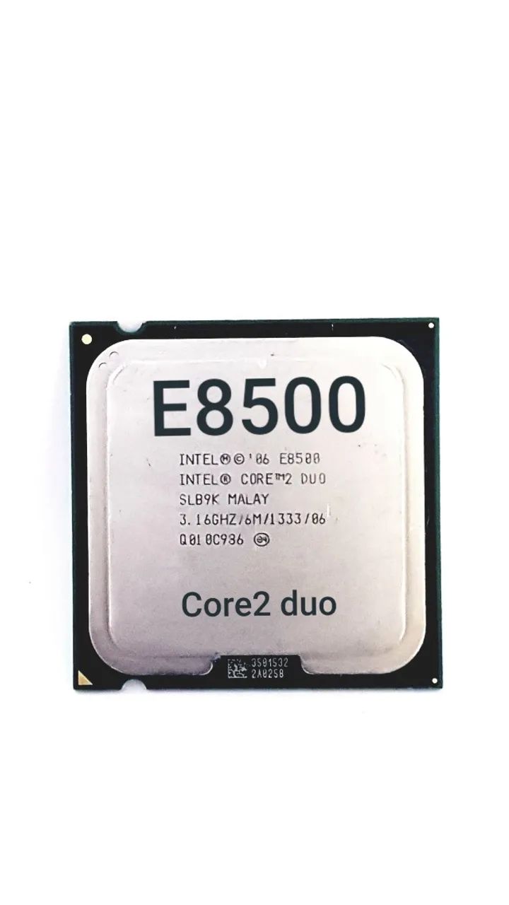 Processador Intel Core 2 Duo E8500- 3.16 Ghz e 1333 Barramento. - Foto 2