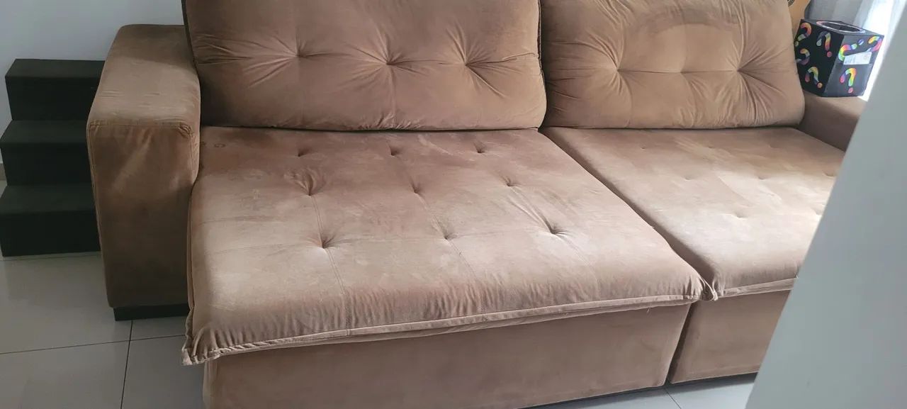 Sofa de 3 metros em perfeito estado - Foto 4