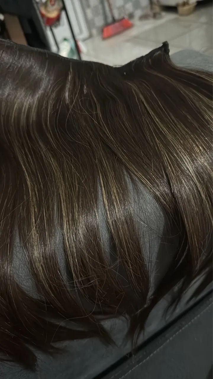 Cabelo humano 100% na tela  - Foto 2