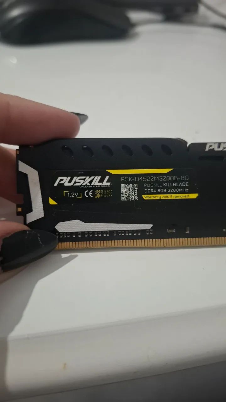 Memória RAM Puskill 8GB DDR4 3200MHz NOVA!! - Foto 3