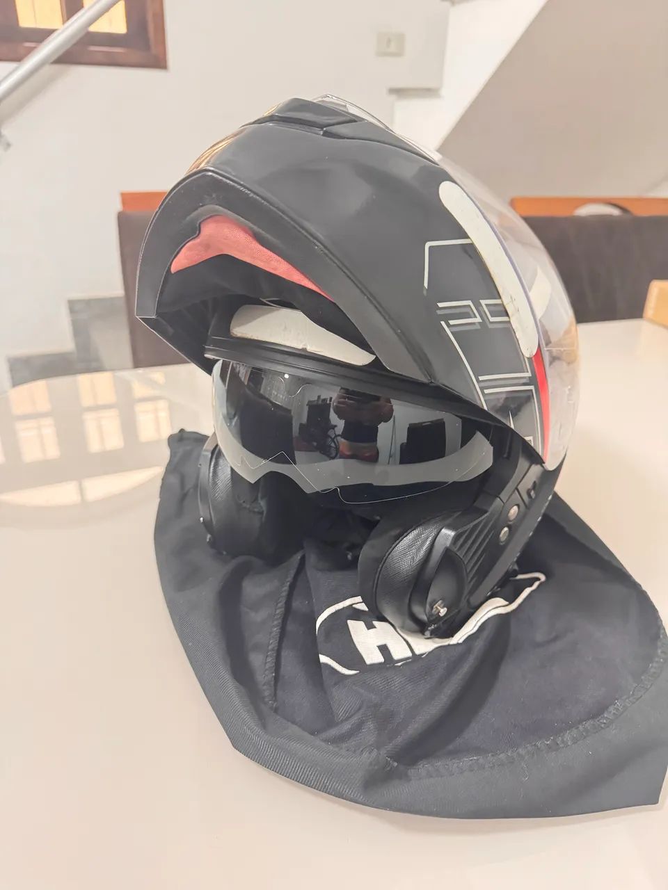 CAPACETE HELT HIPPO  ESCAMOTEAVEL TM.60 - Foto 4