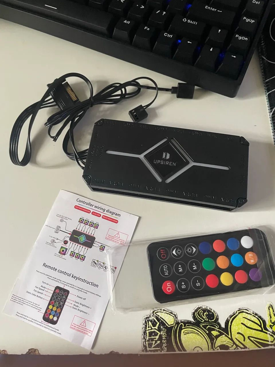 Controladora + hub argb 5v 3pin 4pin pwm - Foto 2