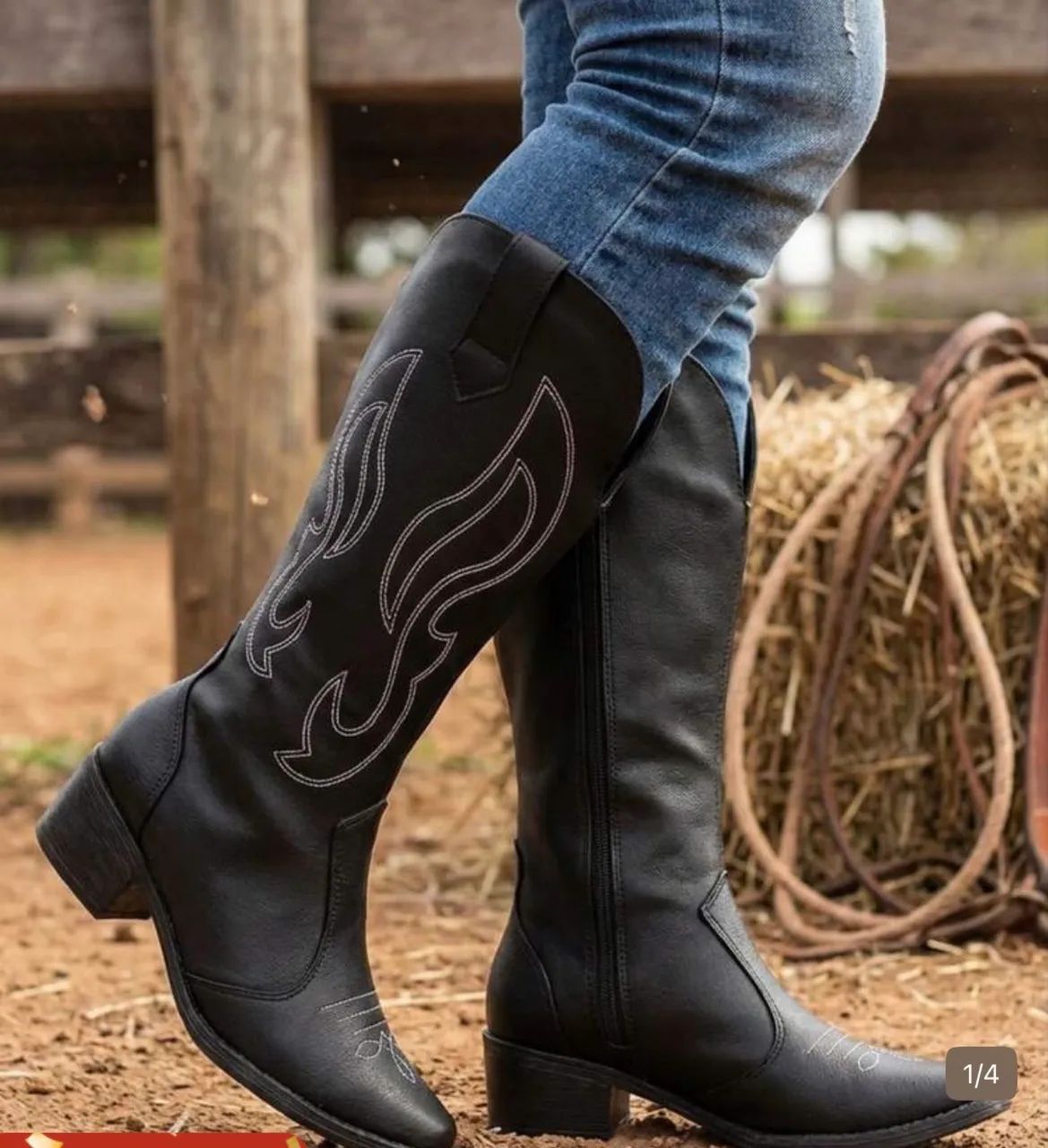 Roupa feminina country/rodeio/botas  - Foto 2
