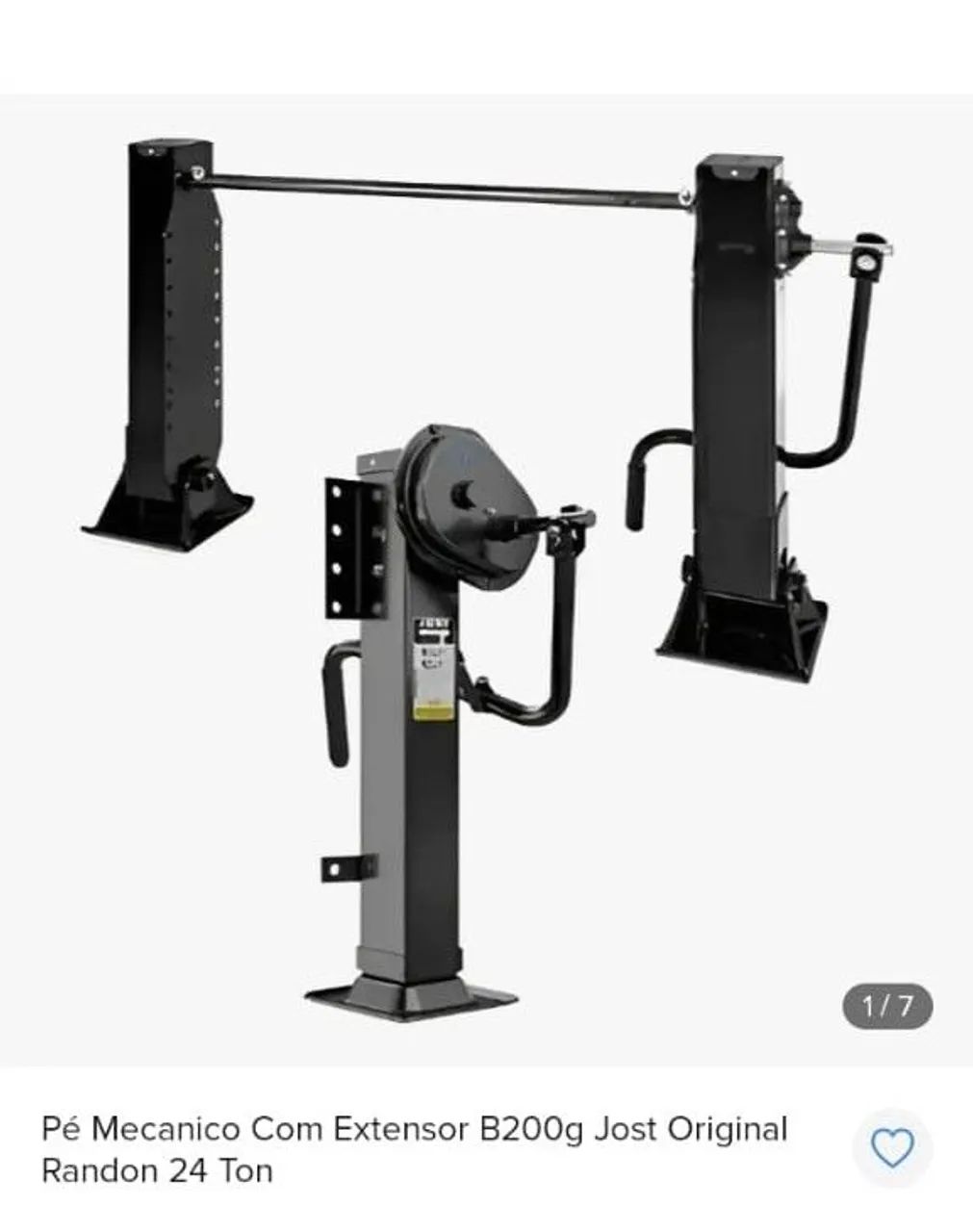 Pé mecânico com extensor