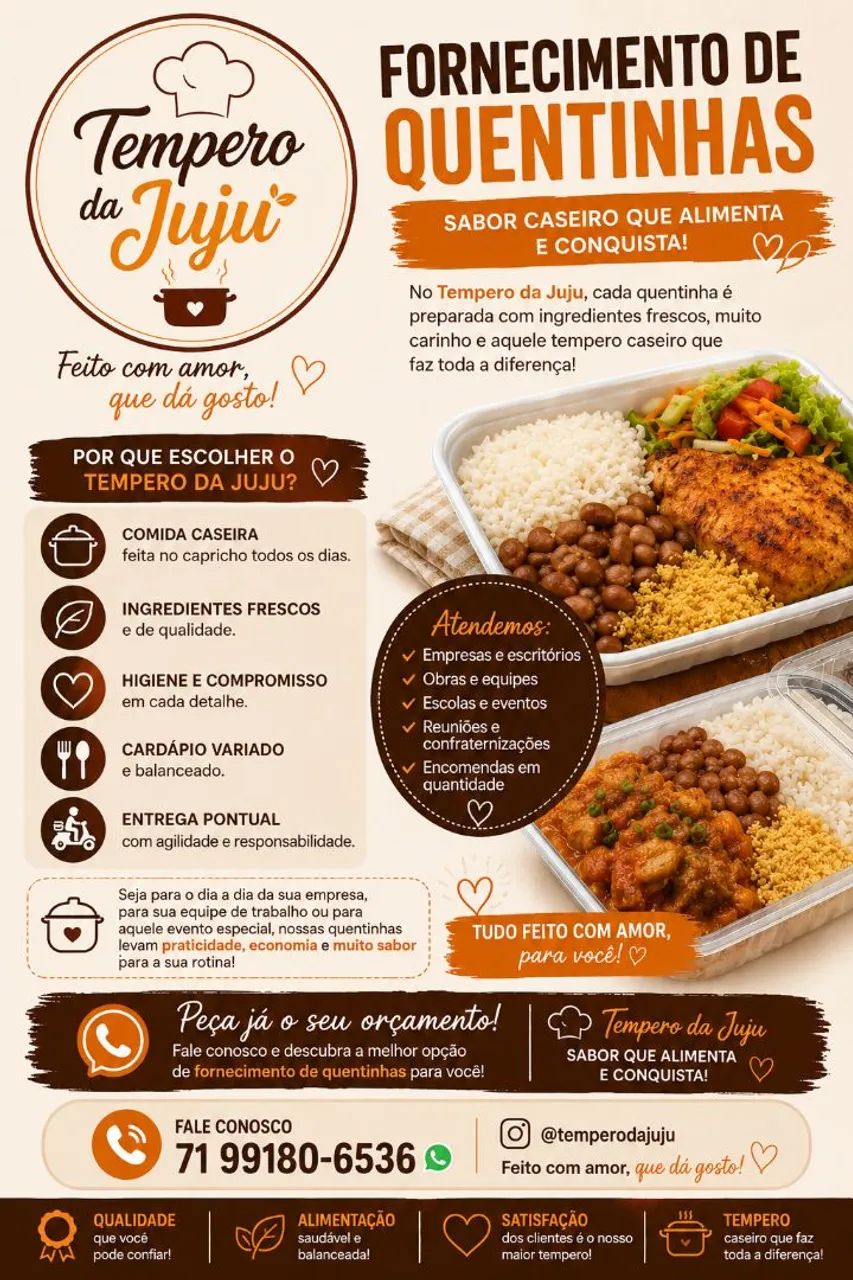 Fornecedor de quentinhas 