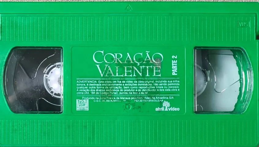Fita VHS Coração Valente Original - Foto 4