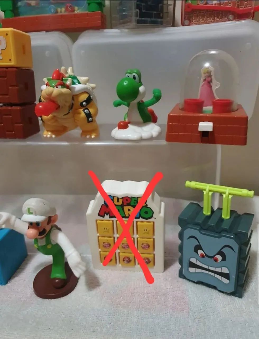 Colecionáveis Super Mario Bros Mc Donalds com 14 itens - Foto 3