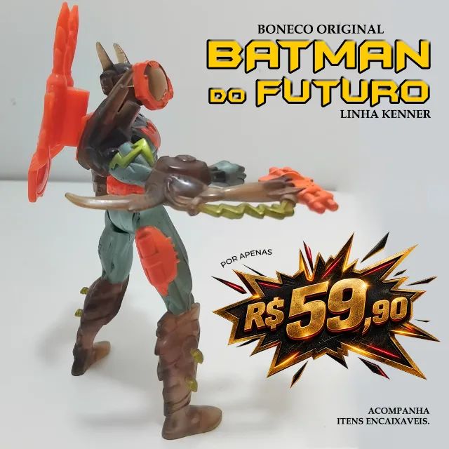 BATMAN DO FUTURO - BONECO ORIGINAL KENNER - USADO - Foto 4
