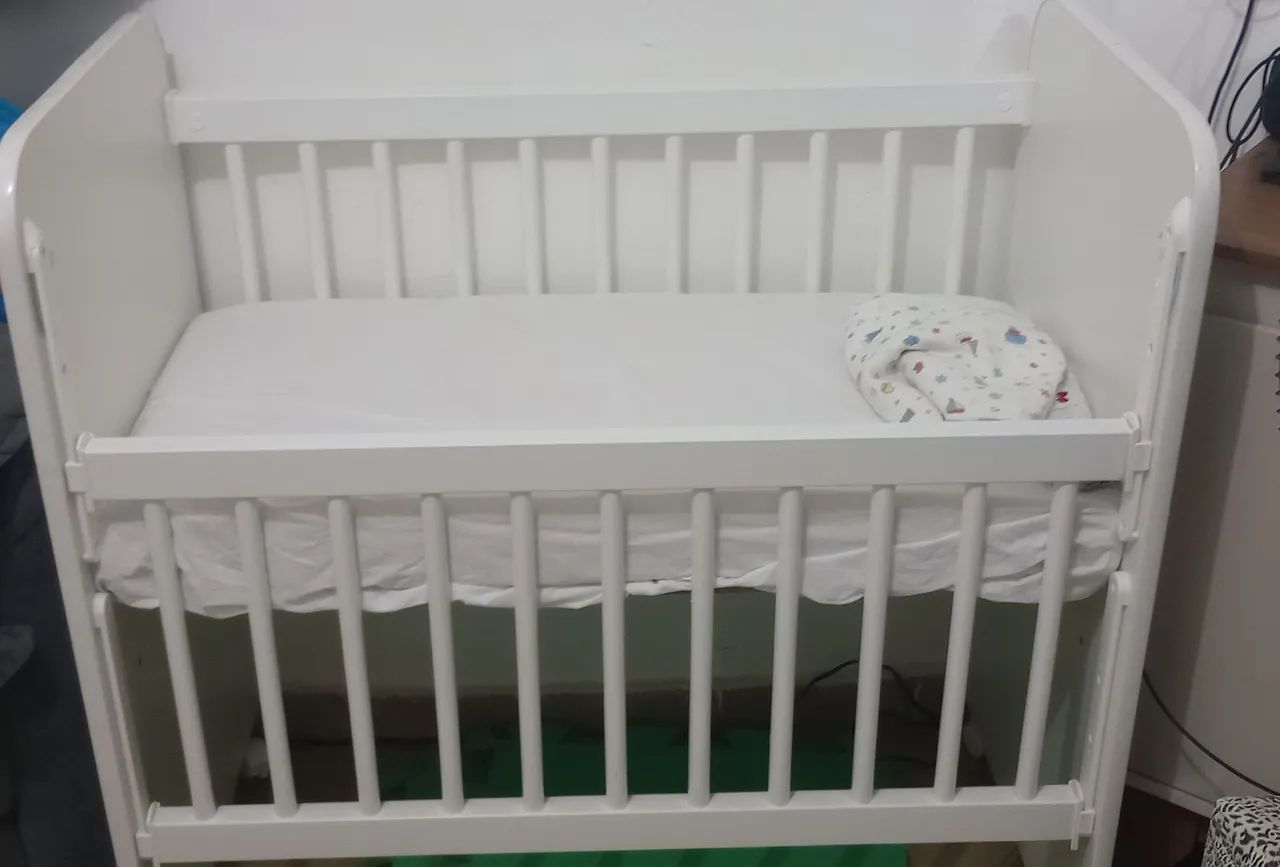 Mini berço + colchão  - Foto 3