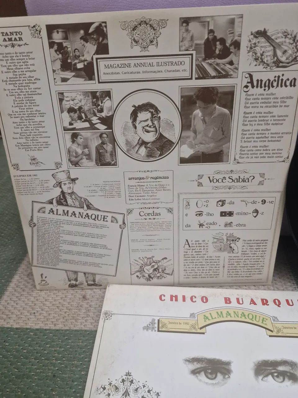 Disco Vinil  LP - Chico Buarque - Almanaque - com encarte - Foto 3