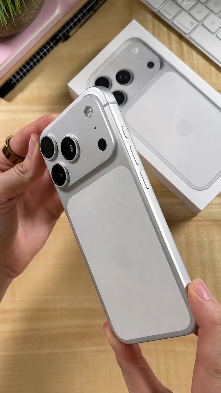 iPhone 17 Pro Max 256GB Silver / Novo Lacrado - Foto 3