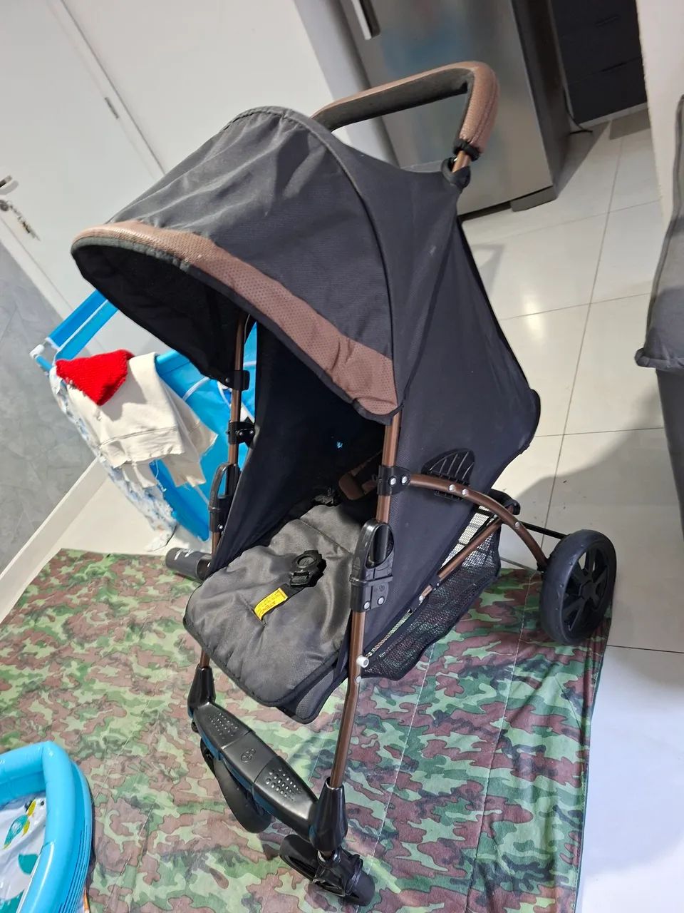Berço Moisés Portátil + Carrinho de bebê e bebê conforto  - Foto 2