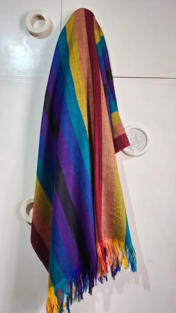 KIT 3 PASHMINAS DO EQUADOR. CORES EXCLUSIVAS  - Foto 3