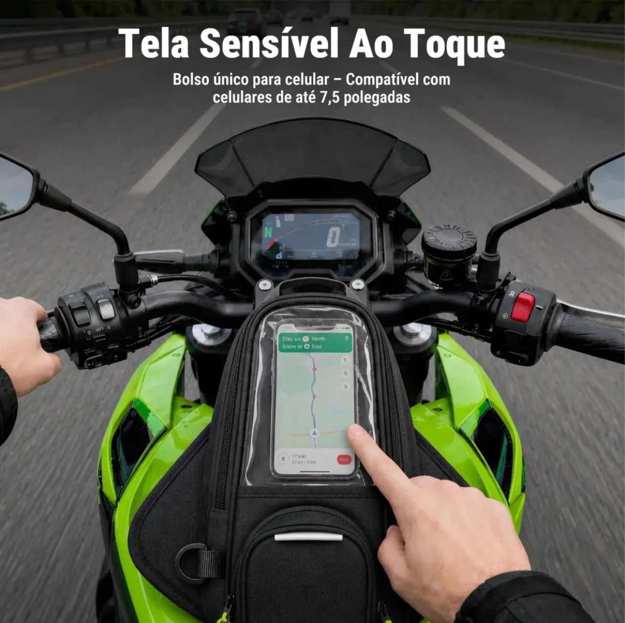 Bolsa para tanque de moto  - Foto 2