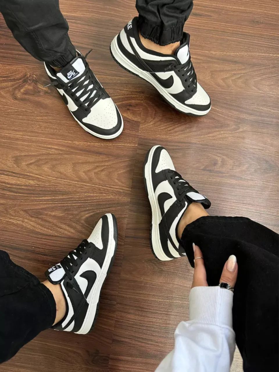 Tênis Nike Dunk preto e branco 34 ao 43 