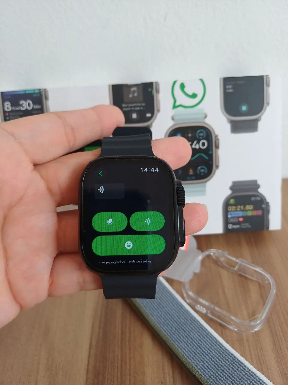 Smartwatch ultra com pulseira Extra  - Foto 5