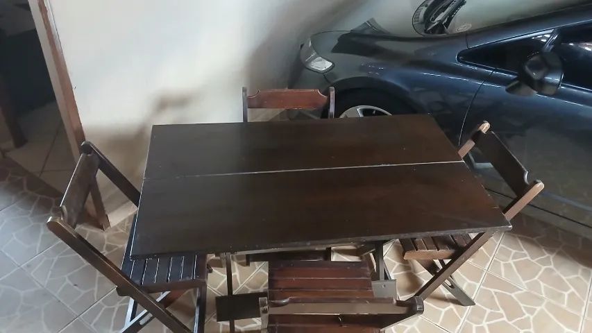 mesa com 4 cadeiras, mesa 120x70 - Foto 2