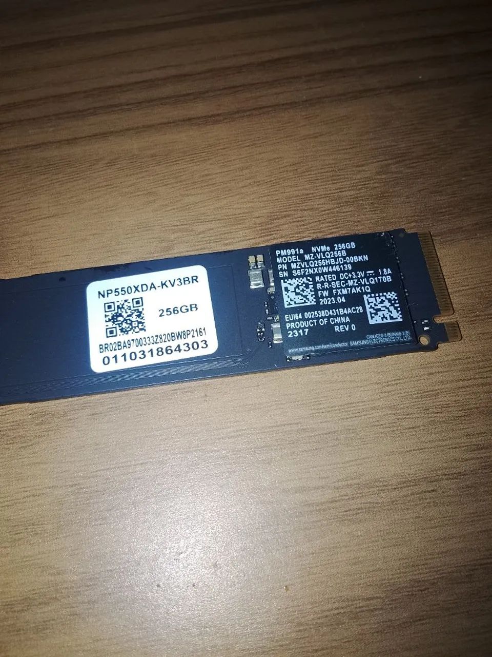 SSD nvme 256GB 