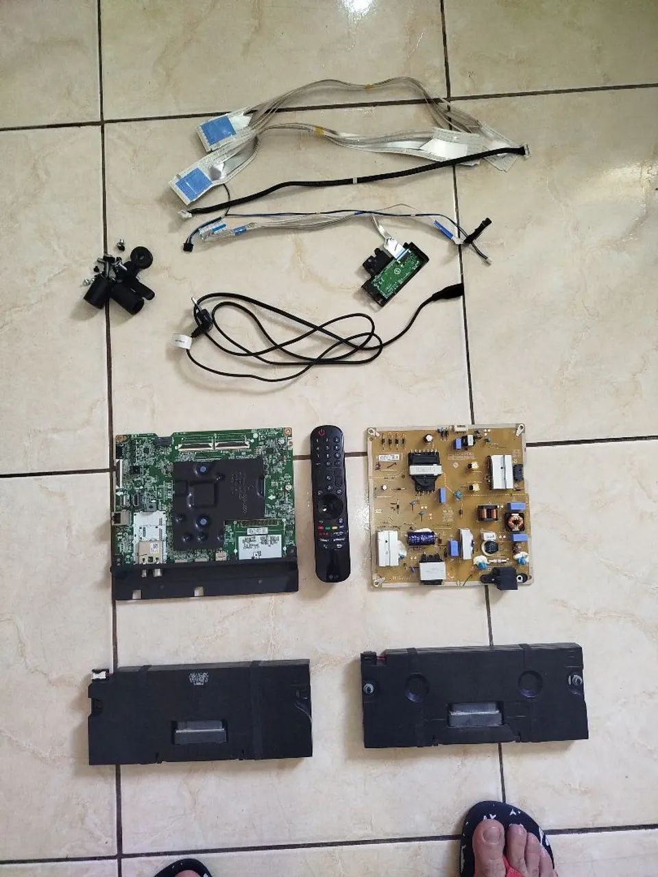 Placas. Fonte e cabo controle e flet para tv LG 55 polegadas smart - Foto 2