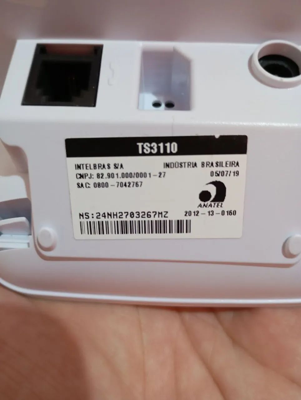 Kit com 7 itens de telefone Intelbras com detalhe. - Foto 4