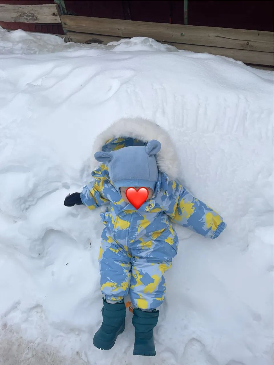  Macacão de Neve Infantil Estampado Tam 3 - Impermeável | Usado 1x | Impecável