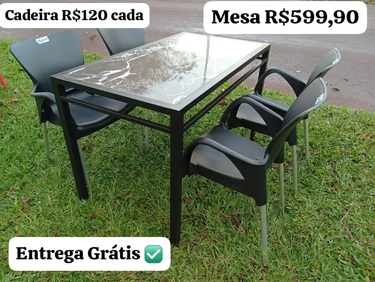 Mesa e cadeira PONTA PORÃ MS - Foto 2