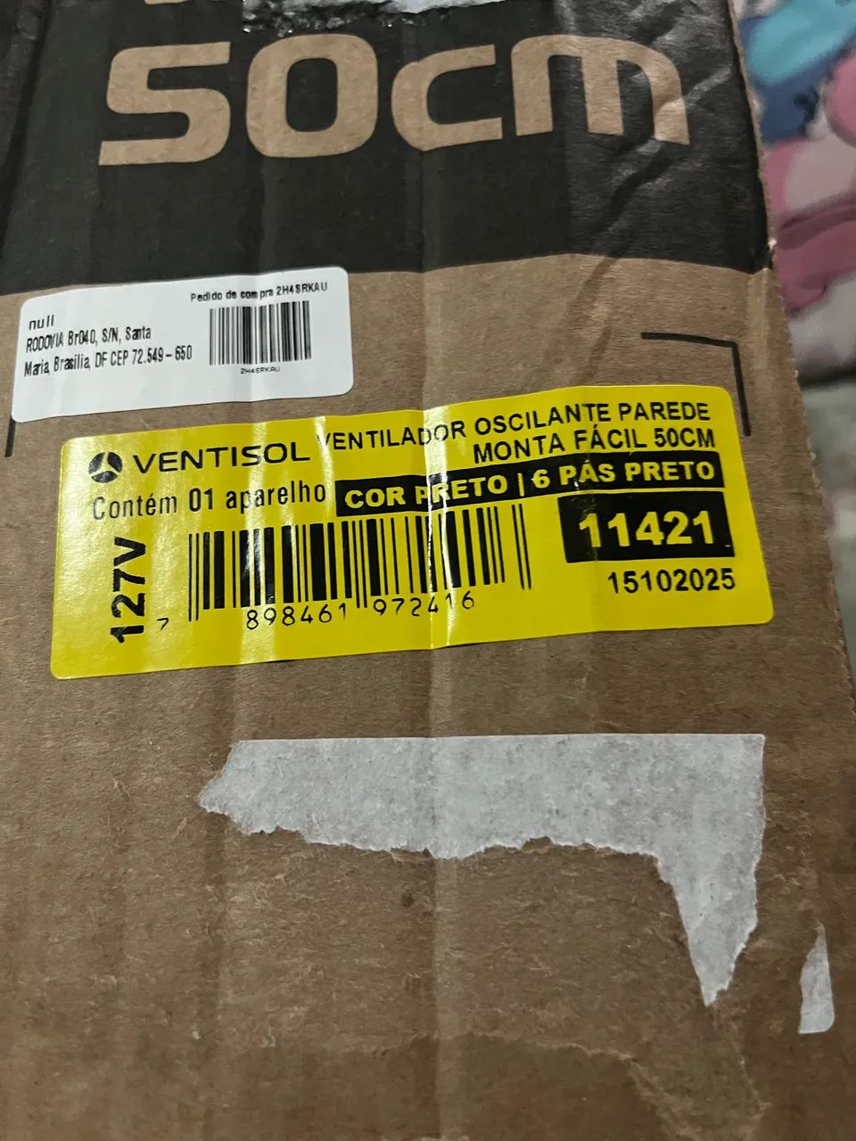 Ventilador de parede 50cm - Foto 3