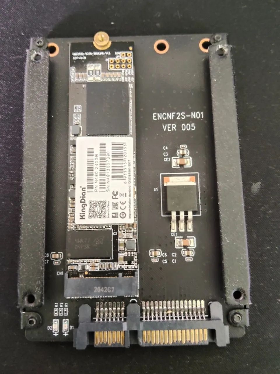Sdd NGFF Kingdyan 240GB + case Sata - Foto 4