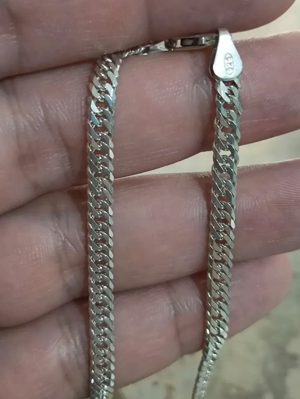 Cordão de prata. - Foto 3