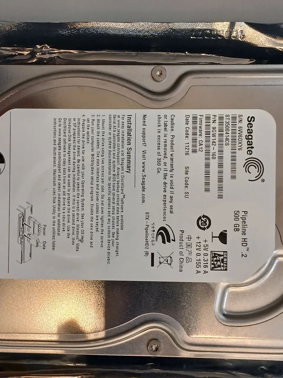 HD Seagate 500GB SATA - Foto 2